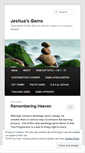 Mobile Screenshot of jeshuasgems.wordpress.com