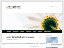 Tablet Screenshot of liebesgedicht.wordpress.com