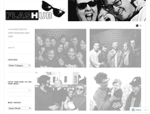 Tablet Screenshot of flashhub.wordpress.com