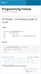 Mobile Screenshot of programmingfsharp.wordpress.com