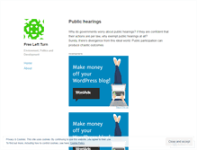 Tablet Screenshot of freeleftturn.wordpress.com