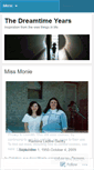 Mobile Screenshot of dreamtimeyears.wordpress.com