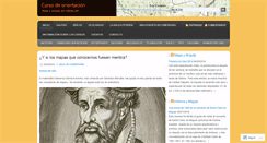Desktop Screenshot of cursorientacion.wordpress.com