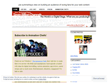 Tablet Screenshot of joesummerhays.wordpress.com