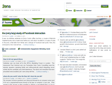 Tablet Screenshot of 2ens.wordpress.com