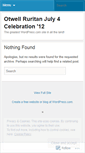 Mobile Screenshot of otwelljuly42012.wordpress.com
