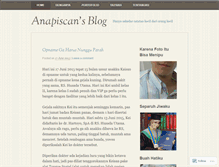 Tablet Screenshot of anapiscan.wordpress.com