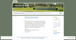 Desktop Screenshot of iusbenglishclub.wordpress.com