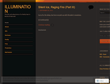 Tablet Screenshot of paladinillumination.wordpress.com