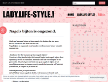 Tablet Screenshot of ladylifestyle.wordpress.com