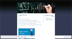 Desktop Screenshot of mrwhitealgebra1.wordpress.com