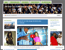 Tablet Screenshot of hiphopcultureshockshop.wordpress.com