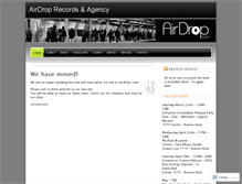 Tablet Screenshot of airdrop.wordpress.com