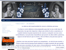 Tablet Screenshot of mirandoelalma.wordpress.com