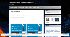 Desktop Screenshot of jelenakalderon.wordpress.com