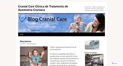 Desktop Screenshot of cranialcare.wordpress.com