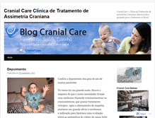 Tablet Screenshot of cranialcare.wordpress.com