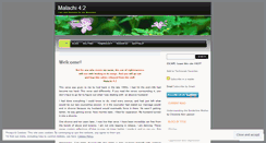 Desktop Screenshot of malachi42.wordpress.com