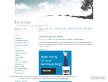 Tablet Screenshot of lucy.wordpress.com