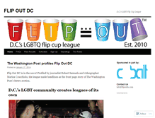 Tablet Screenshot of flipoutdc.wordpress.com