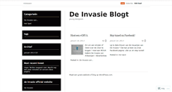 Desktop Screenshot of deinvasie.wordpress.com