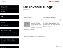Tablet Screenshot of deinvasie.wordpress.com