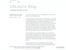 Tablet Screenshot of lklooi.wordpress.com