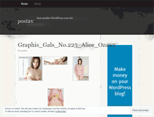 Tablet Screenshot of postav.wordpress.com