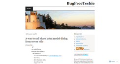 Desktop Screenshot of bugfreetechie.wordpress.com