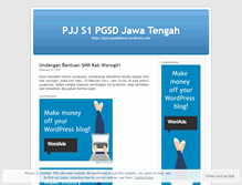 Tablet Screenshot of pjjs1pgsdjateng.wordpress.com