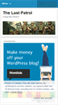 Mobile Screenshot of lastpatrol.wordpress.com
