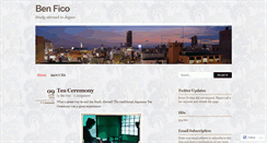Desktop Screenshot of benfico.wordpress.com