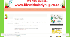 Desktop Screenshot of lifewithaladybug.wordpress.com