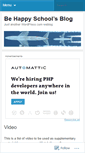 Mobile Screenshot of behappyschool.wordpress.com
