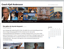 Tablet Screenshot of coachkjellandersson.wordpress.com