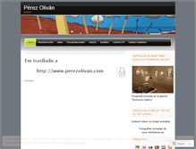 Tablet Screenshot of perezolivan.wordpress.com