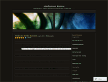 Tablet Screenshot of akashaman.wordpress.com