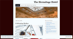 Desktop Screenshot of hermitagehotel.wordpress.com