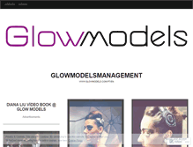 Tablet Screenshot of glowmodelsmanagement.wordpress.com