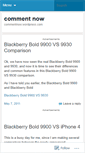 Mobile Screenshot of commentnow.wordpress.com