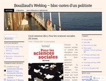 Tablet Screenshot of bouillaud.wordpress.com