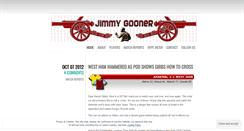 Desktop Screenshot of jimmygooner.wordpress.com