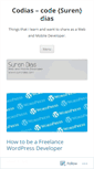 Mobile Screenshot of codias.wordpress.com