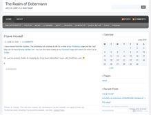 Tablet Screenshot of dobermann.wordpress.com