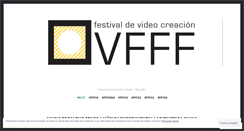 Desktop Screenshot of festivaldevideoartevfff.wordpress.com