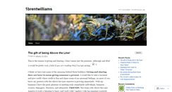 Desktop Screenshot of 1brentwilliams.wordpress.com