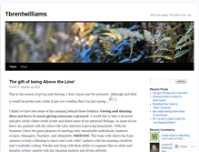Tablet Screenshot of 1brentwilliams.wordpress.com