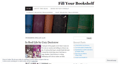 Desktop Screenshot of fillyourbookshelf.wordpress.com