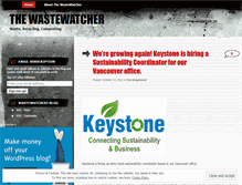 Tablet Screenshot of keystonewaste.wordpress.com
