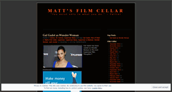 Desktop Screenshot of mattsfilmcellar.wordpress.com